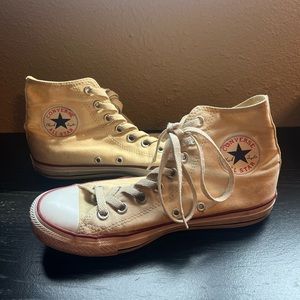 Off White High Top Converse